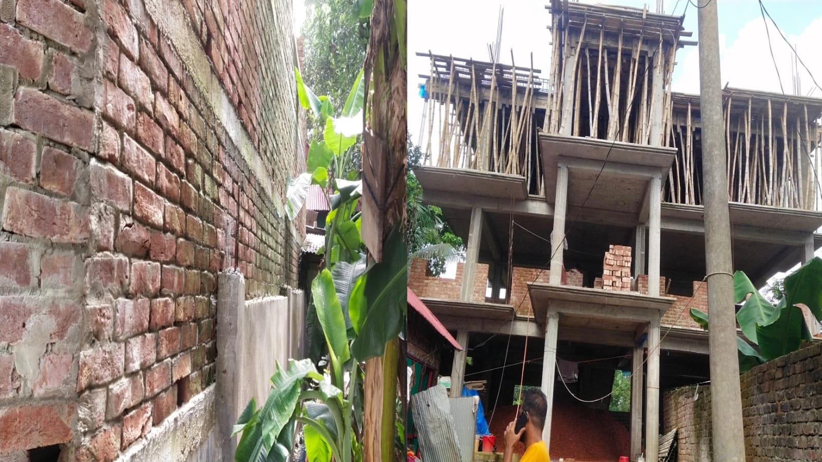 বুড়িচংয়ে জোরপূর্বক জায়গা দখল করে বহুতল ভবন নির্মাণ:  থানায় অভিযোগ ভুক্তভোগীর