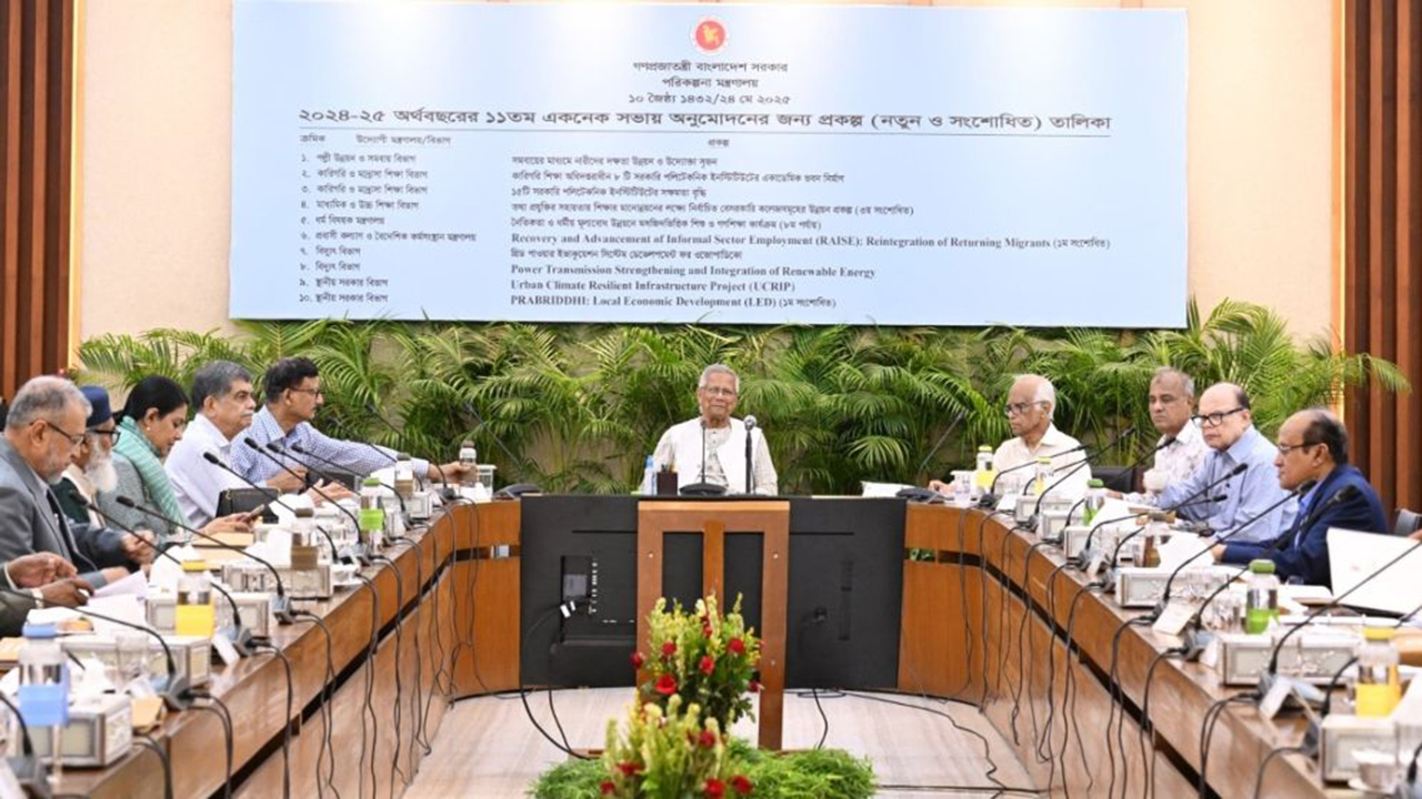 প্রধান উপদেষ্টার সভাপতিত্বে চলছে একনেক সভা