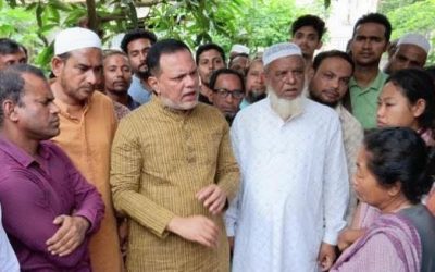 ঝিনাইগাতী বন্য হাতির আক্রমণে নিহত দুই পরিবারের পাশে বিএনপি