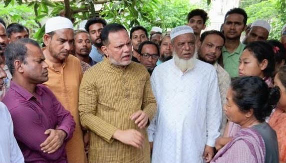 ঝিনাইগাতী বন্য হাতির আক্রমণে নিহত দুই পরিবারের পাশে বিএনপি
