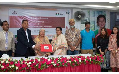 কলসিন্দুর ফুটবল একাডেমির পাশে আইএফআইসি ব্যাংক