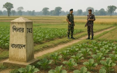 পঞ্চগড় সীমান্তে ভারতের দখলে শত শত একর জমি, নিরব সংকটের প্রতিচ্ছবি