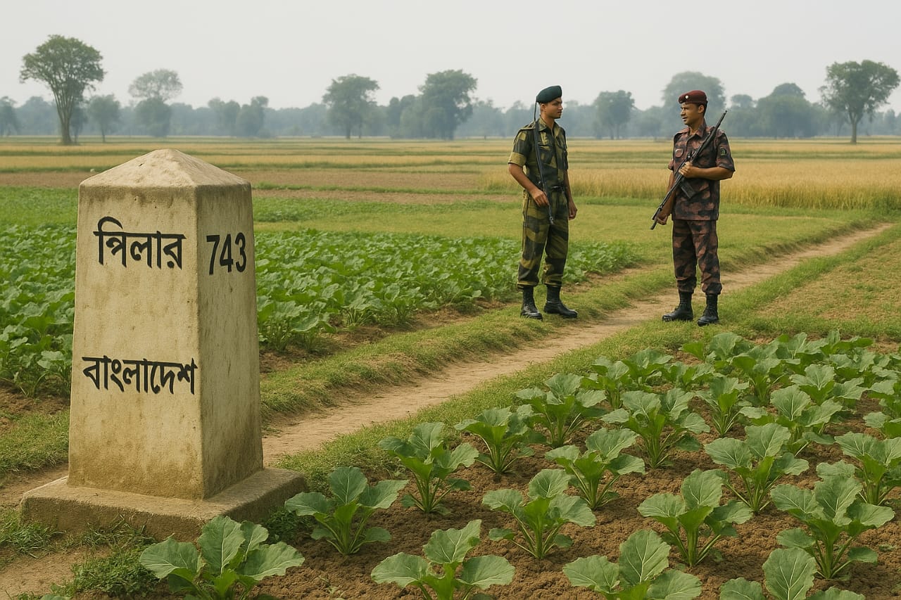 পঞ্চগড় সীমান্তে ভারতের দখলে শত শত একর জমি, নিরব সংকটের প্রতিচ্ছবি