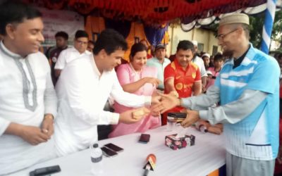 তাড়াইল সাংবাদিক, বনাম পুলিশের  মধ্যে প্রীতি ফুটবল ম্যাচ অনুষ্ঠিত