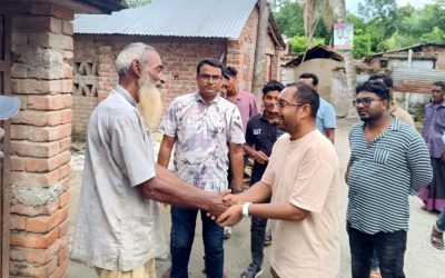 কোটচাঁদপুরে গণসংযোগ, তারেক রহমানের বার্তা পৌঁছে দিলেন মেহেদি হাসান রনি