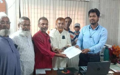 মুলাদীতে উপজেলা নির্বাচন অফিসারের সাথে আম জনগন পার্টির শুভেচ্ছা বিনিময়
