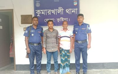 কুমারখালীতে ডেভিল হান্ট অপারেশনে সাবেক কাউন্সিলরসহ দুইজন গ্রেফতার
