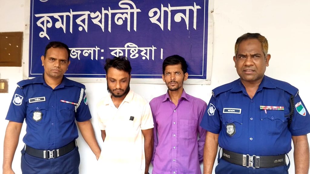 কুমারখালীতে ৮০ পিস ট্যাপেনডল ট্যাবলেটসহ দুই মাদক ব্যবসায়ী গ্রেপ্তার