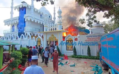 দিনাজপুরে জীবন মহল পার্কে হামলা ভাঙচুর ও অগ্নি সংযোগ