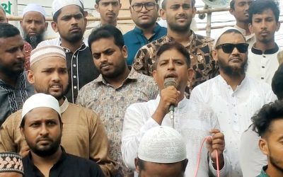 পার্বতীপুরে লটারি ও জুয়া বন্ধের দাবিতে তৌহিদী জনতার বিক্ষোভ সমাবেশ অনুষ্ঠিত