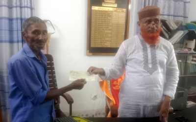 পীরগঞ্জে সমাজ সেবা কার্যালয় কর্তৃক চিকিৎসা সহায়তা বাবদ আর্থিক অনুদান প্রদান