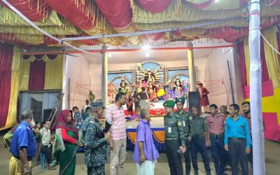 দিনাজপুরে ১৩টি উপজেলার পুজা মন্ডপে  আনসার ও ভিডিপি সদস্য মোতায়ন