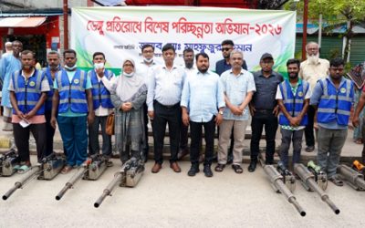 রাজশাহীতে রাসিকের বিশেষ ডেঙ্গু প্রতিরোধ অভিযান