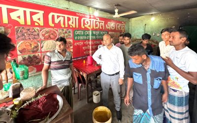 নিউ মার্কেটে মোবাইল কোর্ট: অতিরিক্ত মূল্য আদায় ও নানা অনিয়মে ৮ মামলায় ২৭ হাজার টাকা জরিমানা