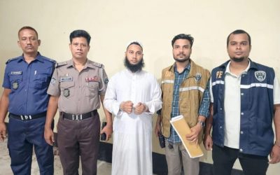 মসজিদের ইমাম স্ত্রীকে হত্যার পর আত্মহত্যা সাজানোর চেষ্টা ঘটনার ২৪ ঘন্টা পর স্বামী গ্রেফতার 
