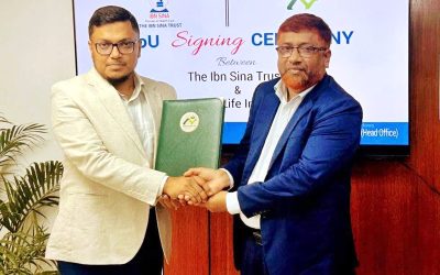 এনআরবি ইসলামিক লাইফ ও ইবনে সিনা ট্রাস্ট-এর মধ্যে সমঝোতা চুক্তি স্বাক্ষর