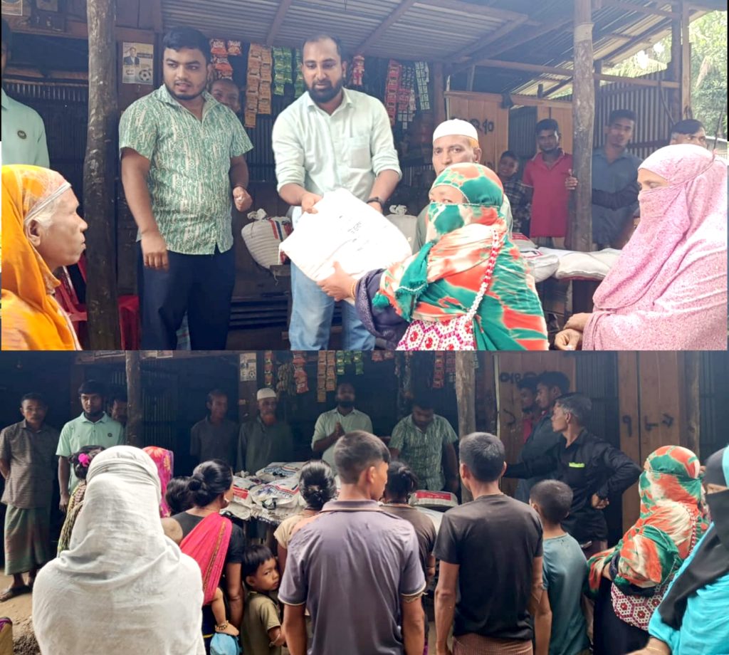 আলীকদমে বন্যাদুর্গত ৩০ পরিবারের মাঝে চাল বিতরণ করেছে সজজা