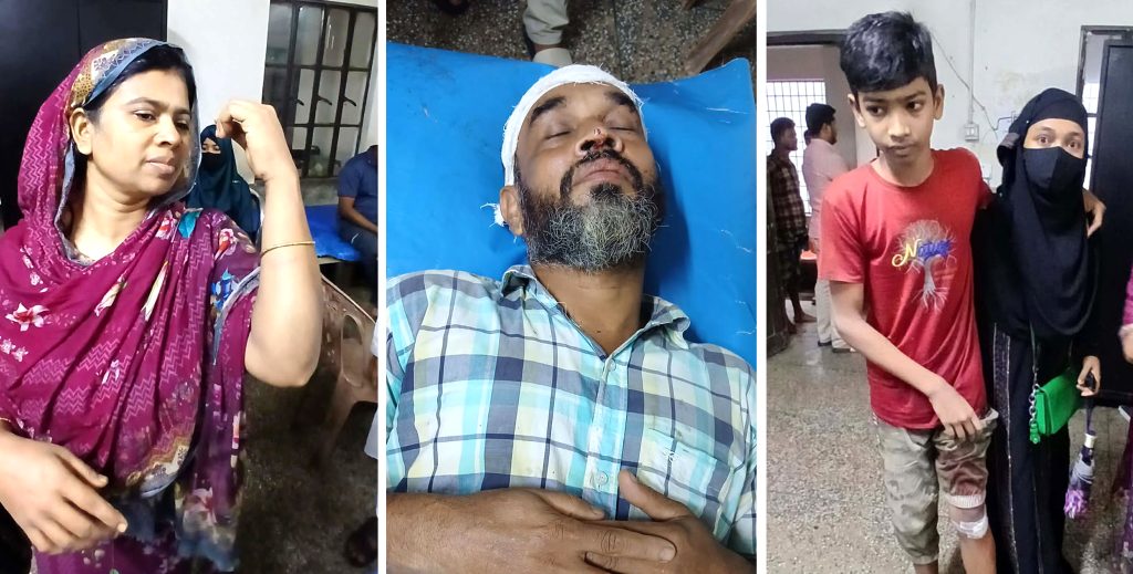 বাকেরগঞ্জে জমি নিয়ে বিরোধে সংঘর্ষ, নারী ও শিশুসহ একই পরিবারের ৪ জন আহত