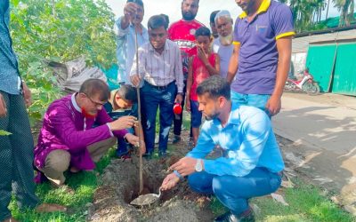গাজীপুর জেলা রিপোর্টার্স ফোরামের উদ্যোগে বৃক্ষরোপণ কর্মসূচি