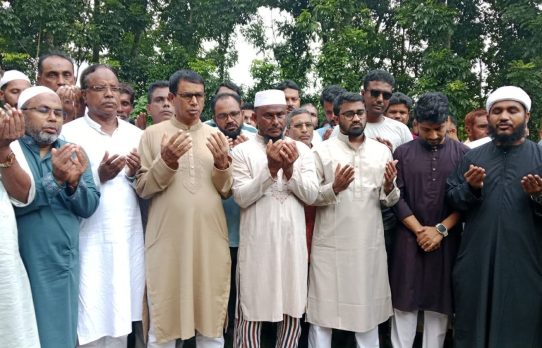 হরিণাকুণ্ডুতে জুলাই গণঅভ্যুত্থানে শহীদের করব জিয়ারত 