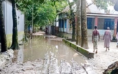 শ্রীবর্দী ভেলুয়া ইউনিয়নে কাউনেরচর কান্দাপাড়া কাঁচা রাস্তাটি অবহেলিত