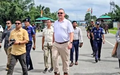 বাংলাবান্ধা জিরোপয়েন্টে মার্কিন রাষ্ট্রদূত, সীমান্তের সৌন্দর্যে মুগ্ধ