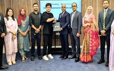প্রাইম ব্যাংক ও পামপে’র মধ্যে পেরোল ব্যাংকিং চুক্তি স্বাক্ষর