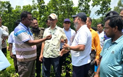 সখিপুরে বন বিভাগের বিট কর্ম কর্তাদের কার্যক্রমে প্রতিমন্ত্রীর অসন্তোষ