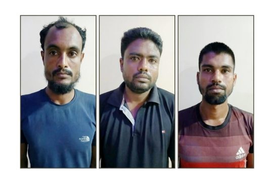 সিলেটের গোলাপগঞ্জে পাহাড় কাটার সময় ৩ জন গ্রেফতার