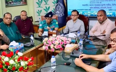 সিলেটের আইনশৃঙ্খলা পরিস্থিতি নিয়ে পুলিশ কমিশনারের বৈঠক