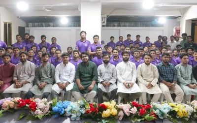​ডাকসু নেতা ও শিক্ষাবিদদের দিকনির্দেশনায় আইসোলেশন এডমিশন হোমে শিক্ষার্থীদের মিলনমেলা