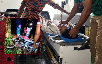 সিরাজদিখানে গাছের সঙ্গে মোটরসাইকেলের ধাক্কা, চালক গুরুতর আহত